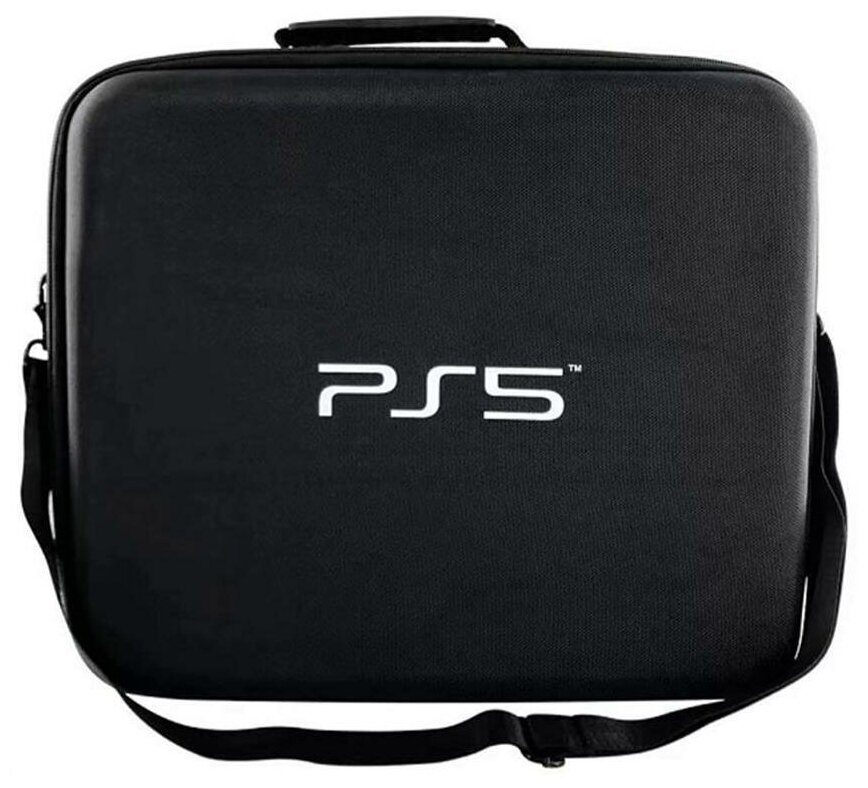 Сумка для хранения и перевозки игровой приставки Sony PlayStation 5 и геймпадов (Черный) (PS5)