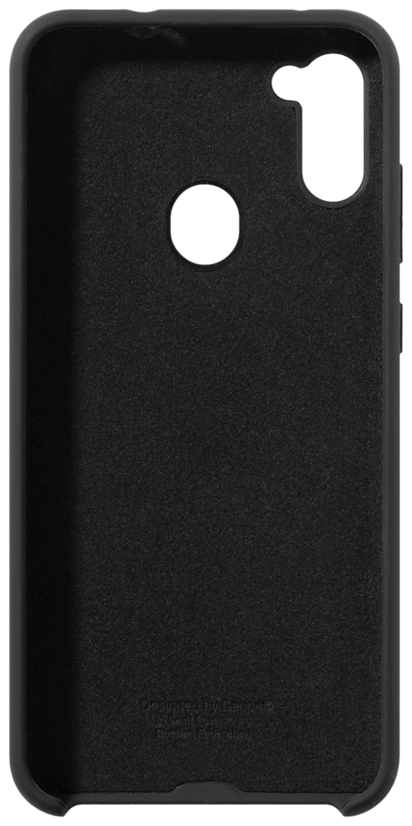 Чехол Liquid Silicone Case для Samsung Galaxy A11 (2020), черный, Deppa 87575
