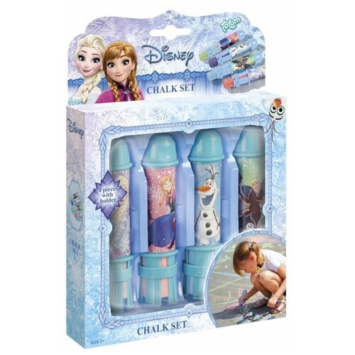 Набор для творчества TOTUM SIDEWALK CHALK WITH HOLDERS FROZEN 680647