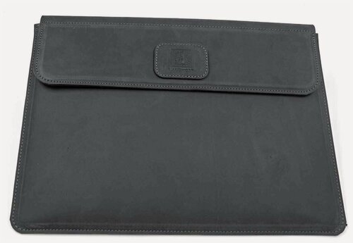 Изображение товара Кожаный Чехол для Ноутбука 14 дюймов (Asus, HP, Honor, Dell, Macbook 14 Pro 2023), чёрный, J. Audmorr - Newport 13.3 Noir