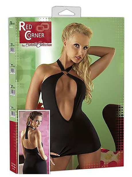 Сексуальное платье RED CORNER с декольте, размер XS