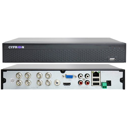 Гибридный видеорегистратор CYFRON DV870T, 8 каналов видео, 4 канала звука, 1 HDD