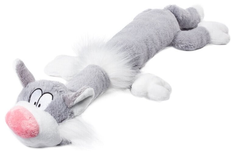 Gigwi игрушка для собак Кот с пищалками 63см, серия PLUSH FRIENDZ