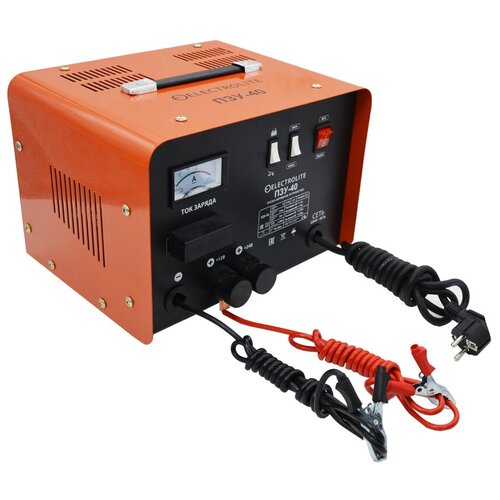 Пуско-зарядное устройство ELECTROLITE ПЗУ-40 6000 Вт 1224 В 10-300 Ач 600000₽