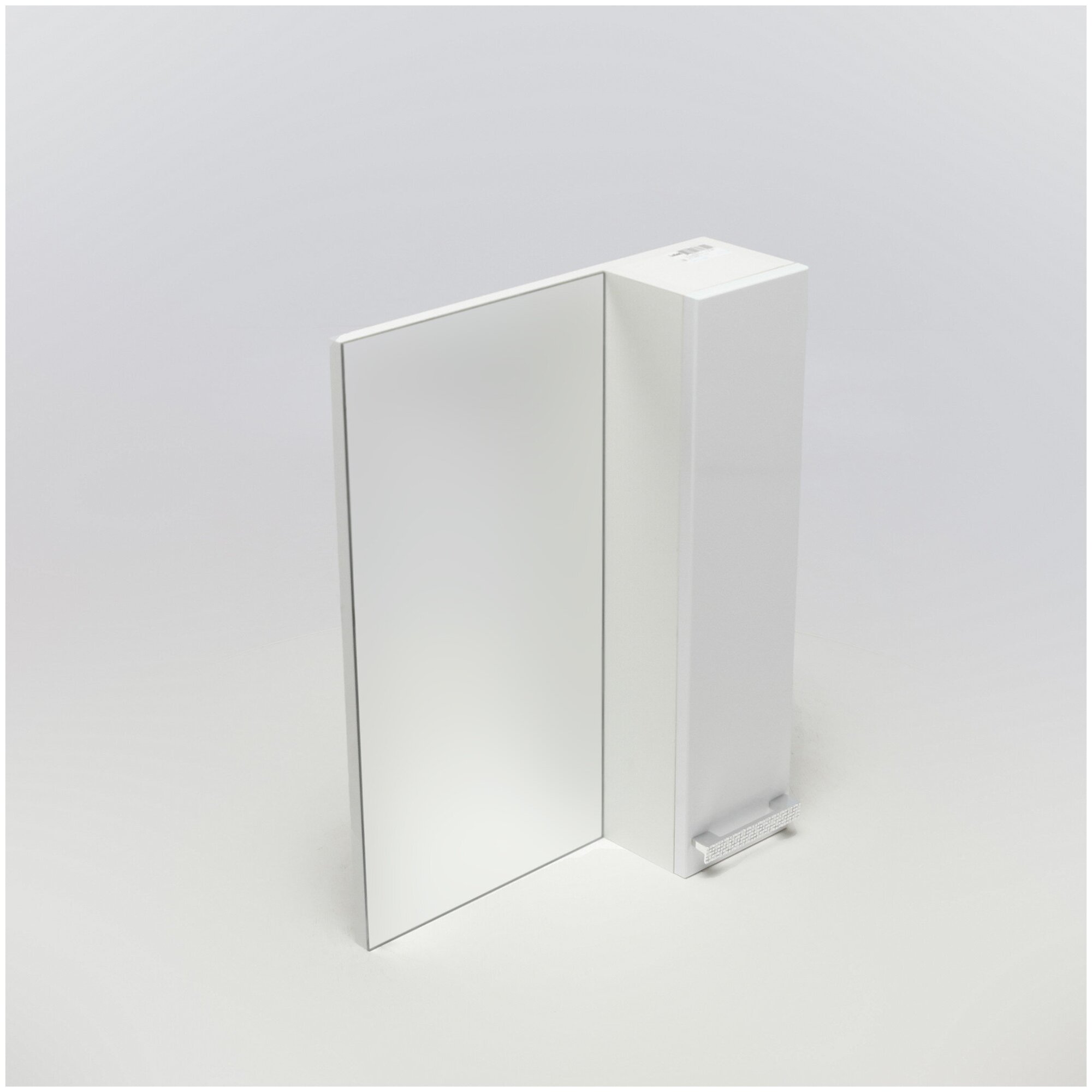 Зеркало для ванной со шкафом EvaGold Slim 50 №4 белое - фотография № 7