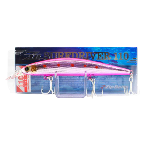 Воблер ZipBaits ZBL SURF DRIVER 110S 691 Seethrough Pink