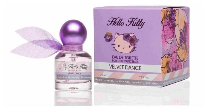 Туалетная вода Hello Kitty Velvet Dance, 30 мл