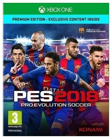 Pro Evolution Soccer 2018 (PES 2018) Premium Edition Русская Версия (Xbox One)