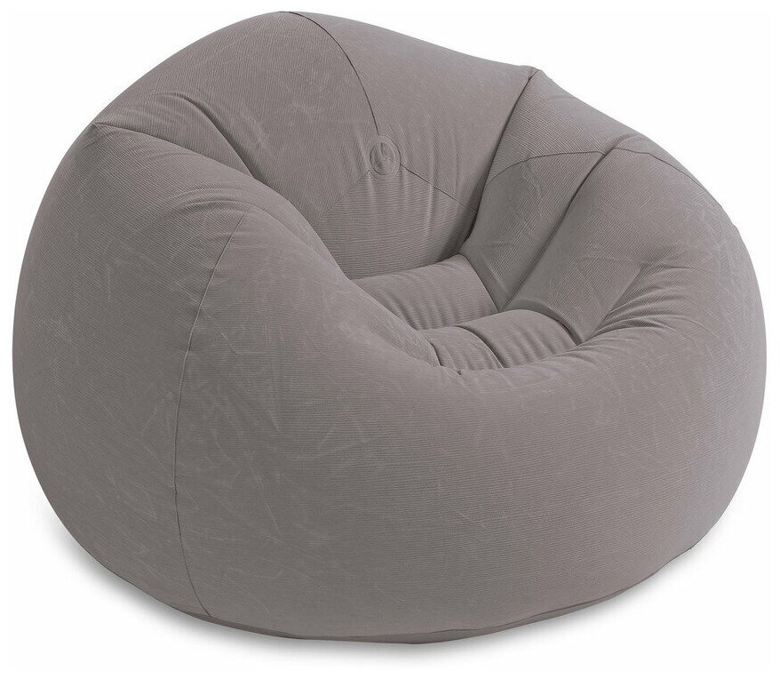 Кресло надувное INTEX BEANLESS BAG, флок