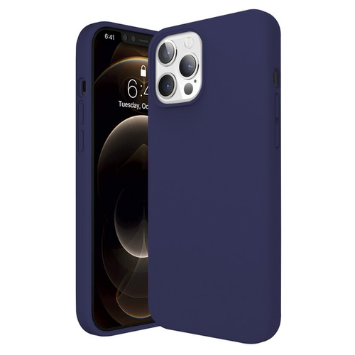 Накладка Krutoff Silicone Case для iPhone 12 Pro Max (midnight blue)