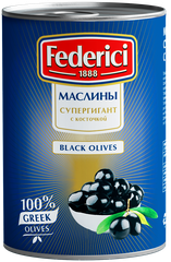 Маслины Federici Супергигант с косточкой, 820 г