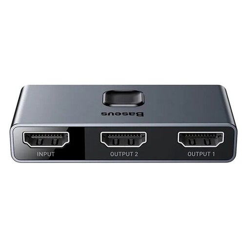 Адаптер Baseus Matrix HDMI Splitter (2in1 or 1in2) (CAHUB-BC0G) (gray) адаптер baseus matrix hdmi splitter 2in1 or 1in2 cahub bc0g