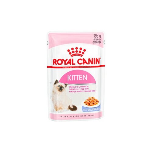 Влажный корм для котят Royal Canin Kitten Instinctive 4 шт. х 85 г (кусочки в желе)