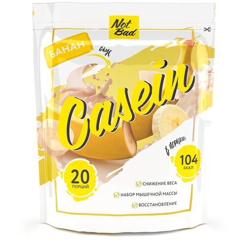 Протеин NotBad CASEIN, 600 гр., банан протеин notbad casein 600 гр рафаэлло