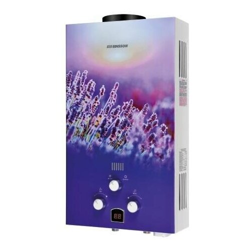 Водонагреватель газовый проточный EDISSON E 20 GD с изображением Лаванда 789600₽