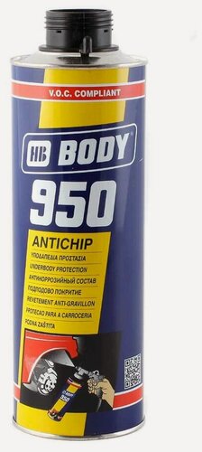 Изображение товара Антигравий BODY 950 черный 1 л 9500200001