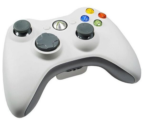 Джойстик для Xbox 360 беспроводной Белый