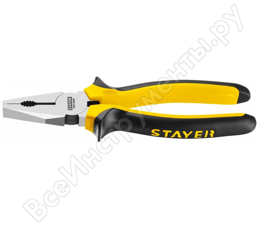 Stayer Плоскогубцы комб TOPGrip 200мм 2205-1-20_z02