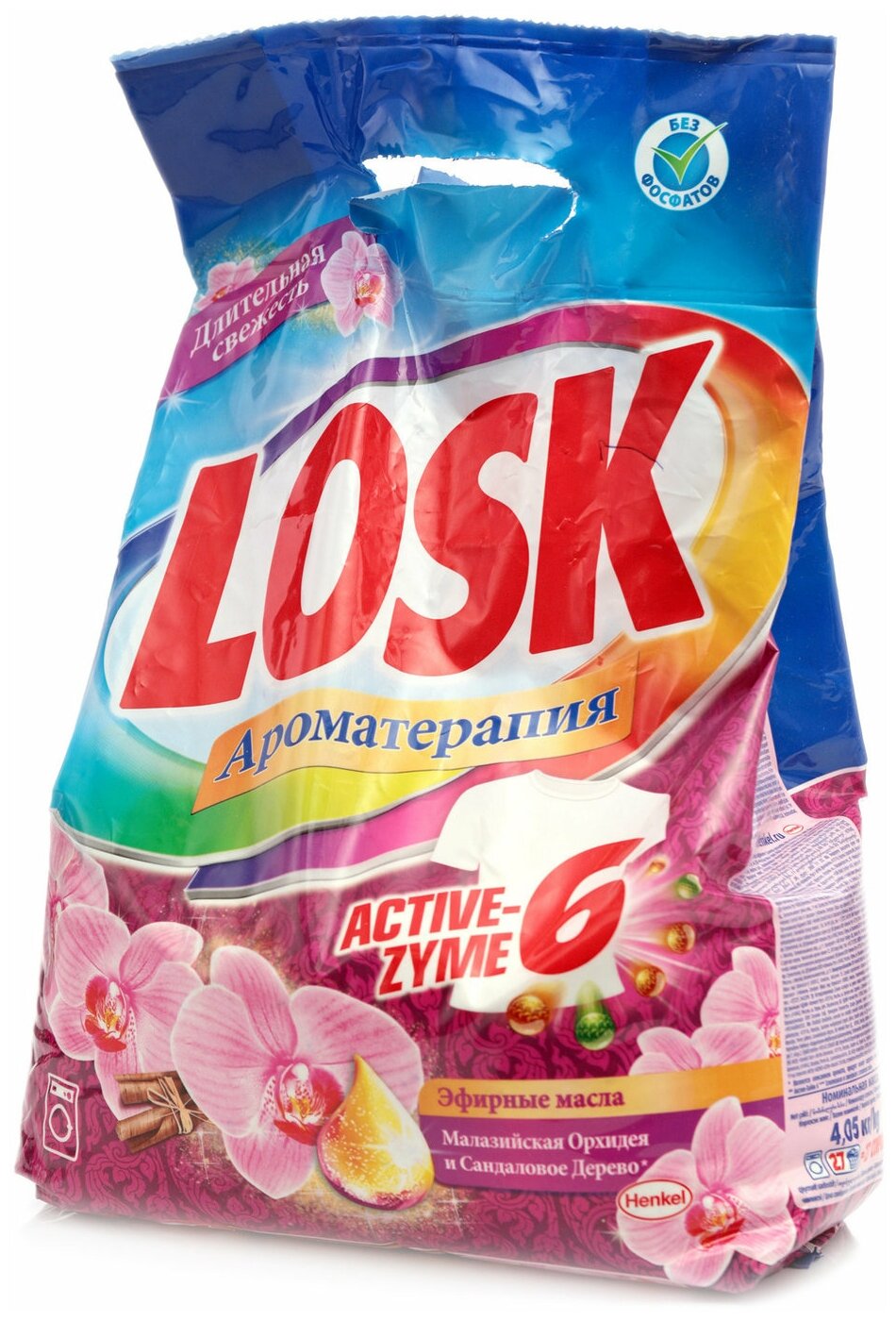 Стиральный порошок Losk Active-Zyme 6 Ароматерапия Эфирные масла 2.7кг Henkel - фото №12