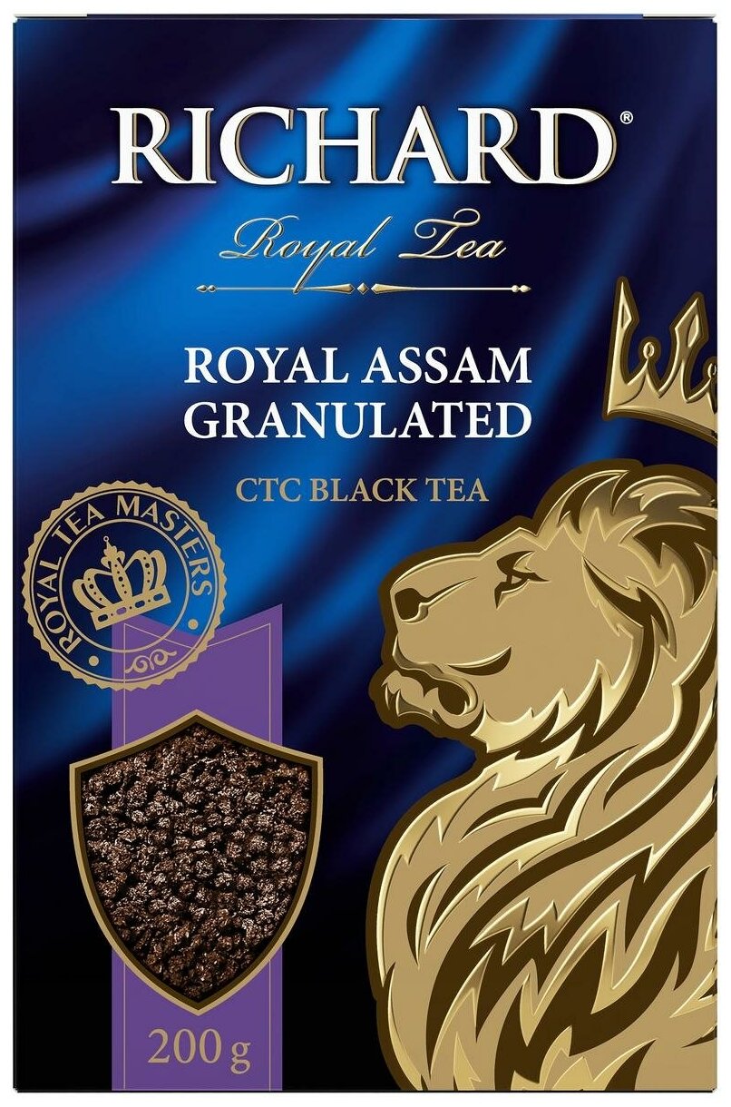 Чай Richard "Royal Assam Granulated", черный гранулированный, 200 гр - фотография № 1