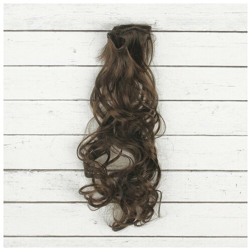 Волосы - тресс для кукол «Кудри» длина волос: 40 см, ширина: 50 см, №8