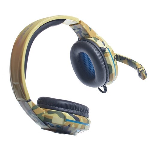 Наушники проводные KOMC G305 GAME головные камуфляж коричневый 232000₽