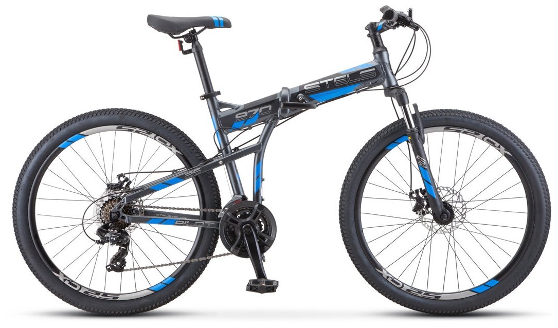 Горный (MTB) велосипед STELS Pilot 970 MD 26 V022 (2020) рама 17.5" Антрацитовый