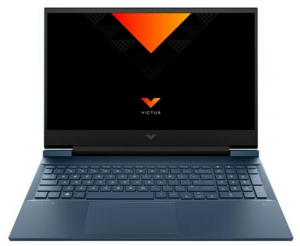 Ноутбук HP Victus 16-e0085ur Ryzen 7 5800H 16Gb SSD512Gb NVIDIA GeForce RTX 3050 4Gb 161 IPS FHD 1920x1080 Free DOS 30 blu