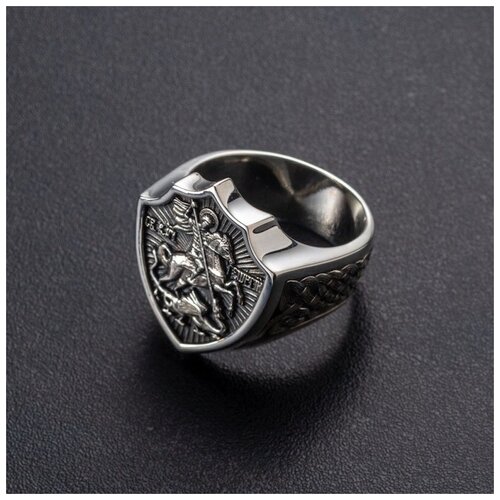 фото Кольцо даръ кольцо из серебра "святой георгий победоносец" (6480)