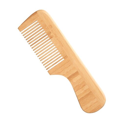 Купить OLIVIA GARDEN Расчёска для волос бамбуковая с закругленной ручкой, коричневый/дерево