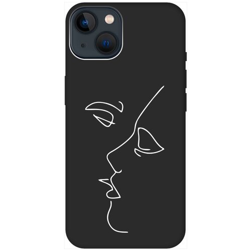 Силиконовый чехол на Apple iPhone 14 / Эпл Айфон 14 с рисунком Faces W Soft Touch черный силиконовый чехол на apple iphone 14 эпл айфон 14 с рисунком football w soft touch черный