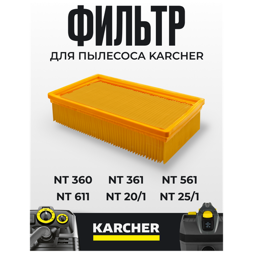 Фильтр для пылесосов Karcher (Керхер) серии NT