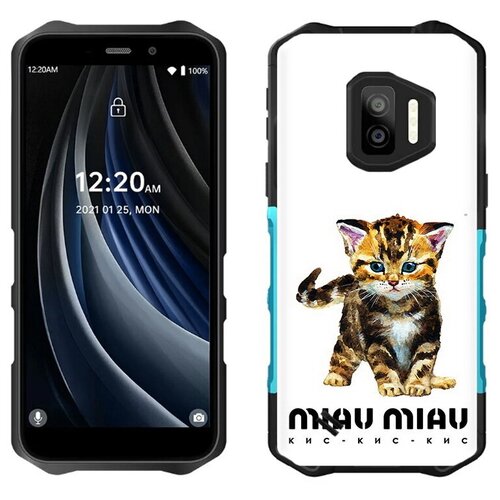 Чехол задняя-панель-накладка-бампер MyPads Бренд miau miau для OUKITEL WP12/OUKITEL WP12 Pro противоударный чехол задняя панель накладка бампер mypads бренд лове малино для oukitel wp12 oukitel wp12 pro противоударный