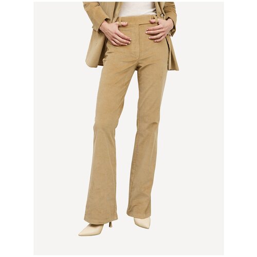 фото Брюки sashaskvo brand anna вельвет/бежевый