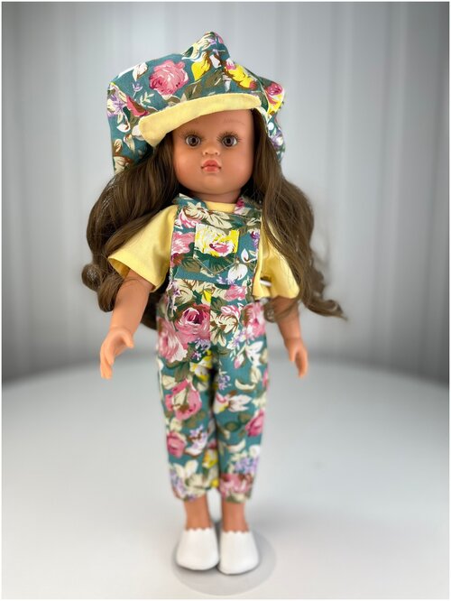 Комплект одежды для кукол: Комбинезон, топ и кепка, арт. 3