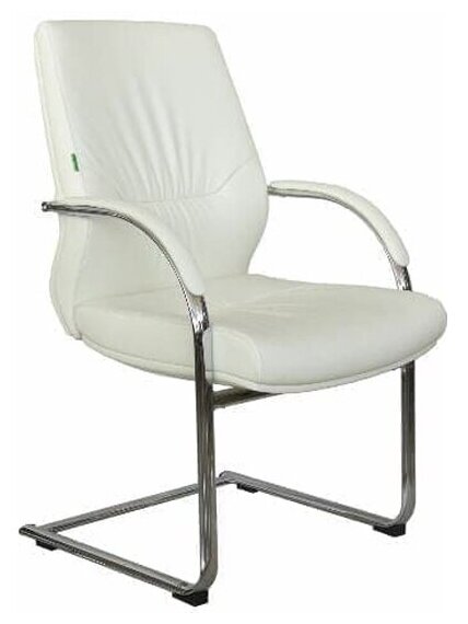 Кресло офисное Riva Chair RCH С1815 Белый (6207) натуральная кожа