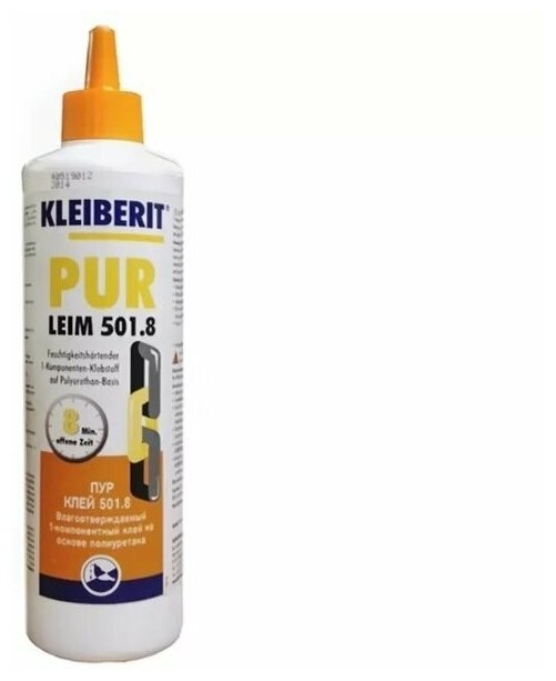 Клей (ПУР) полиуретановый Kleiberit 501.8 (жидкие гвозди) 0.5 кг светло-коричневый