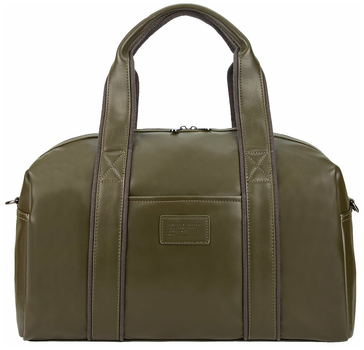 Дорожная мужская сумка из экокожи, на каждый день с ручкой и регулируемым ремнем на плечо David Jones 5917-1AK