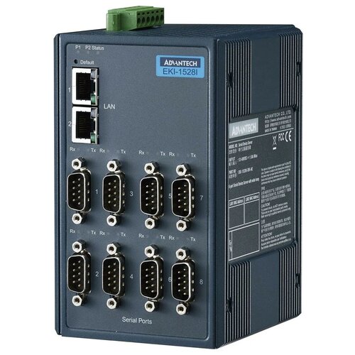 Коммутатор EKI-1528i-DR-AE 8-port RS-232/422/485 Device Server Advantech