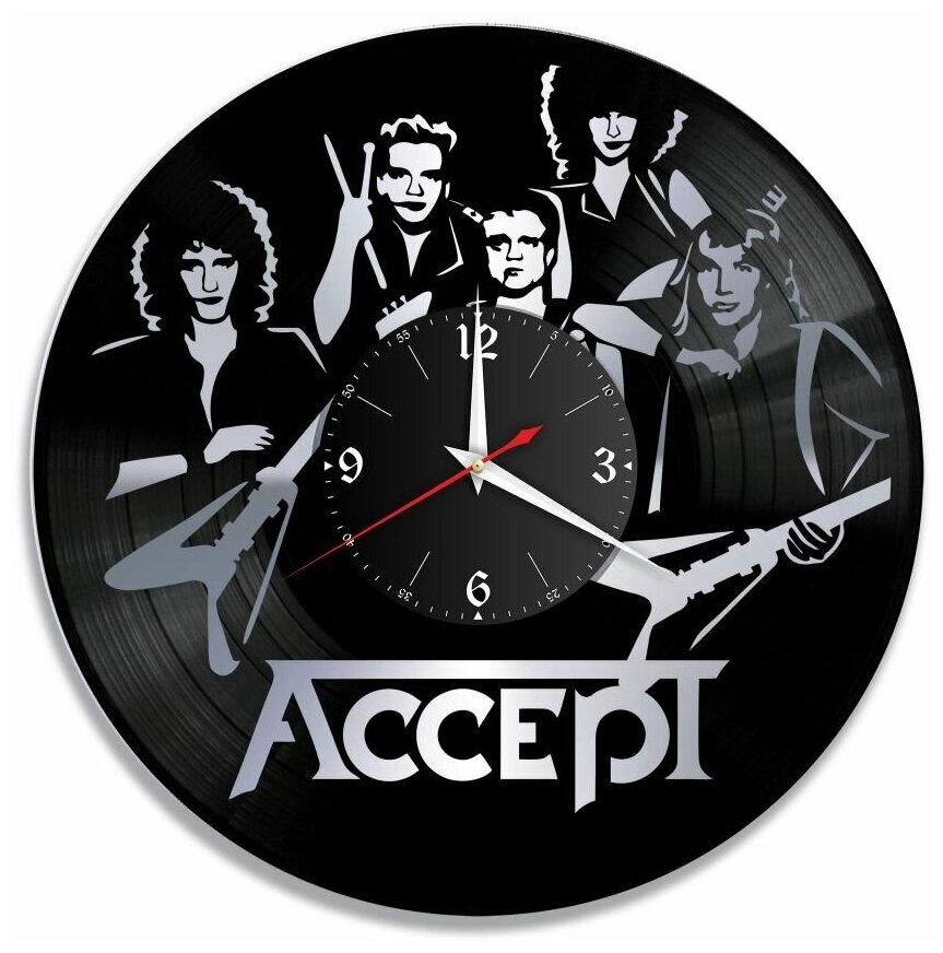 Часы из винила Redlaser "группа Accept (new), Эксепт, " VW-10077-2