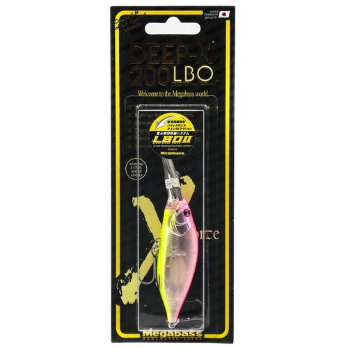 Megabass, Воблер Deep-X 200 LBO, Jukucho Pink