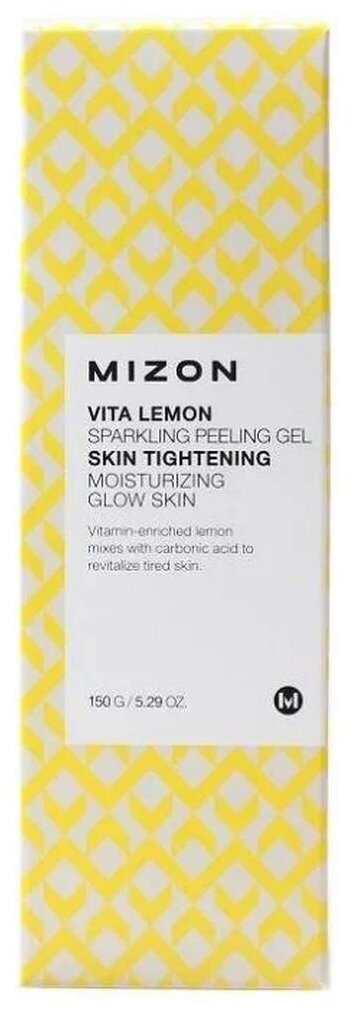 Витаминный пилинг-гель для лица с экстрактом лимона Vita Lemon Sparkling Peeling Gel Mizon - фото №4