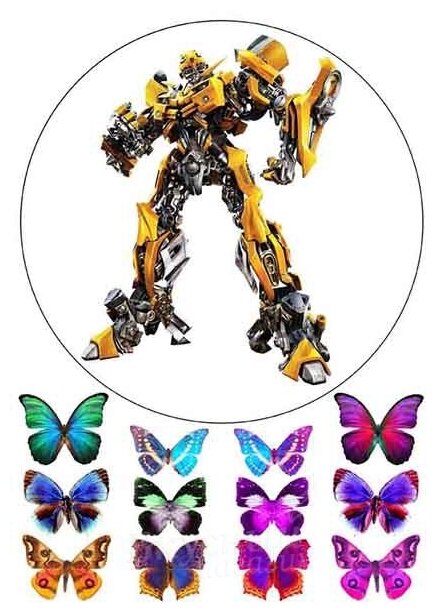 Трансформеры картинки для печати на торт