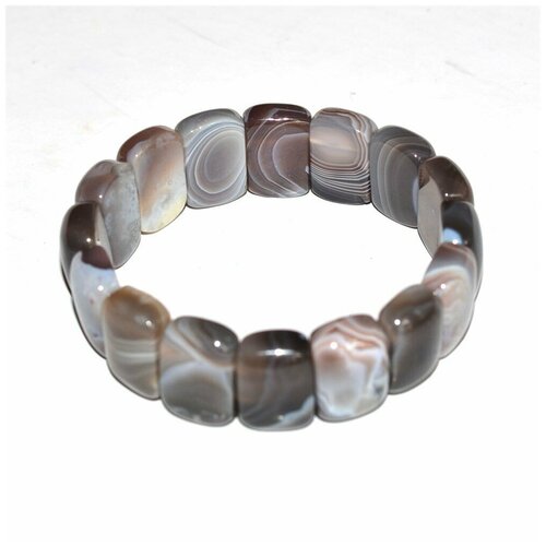 Браслет из бразильского агата 18 мм х 20 см 
