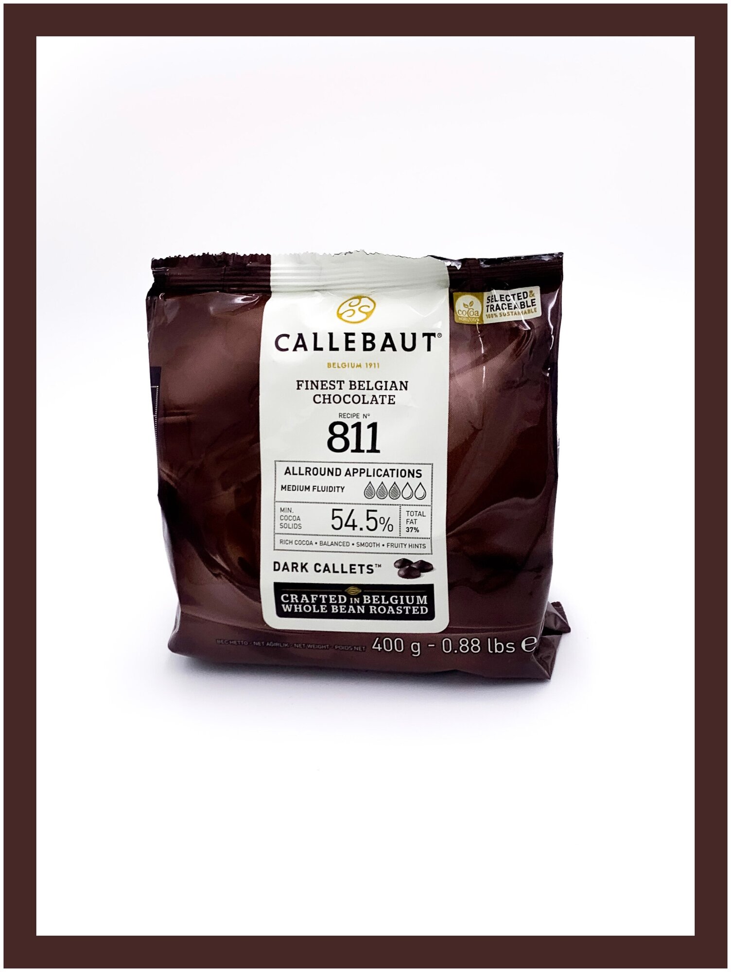 Шоколад Темный Callebaut "811" 400гр.