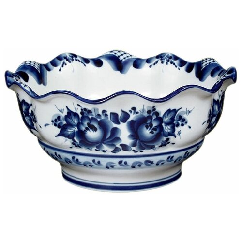 Салатник фарфоровый Семья Галактика г Гжель Диаметр 21 см 2754₽