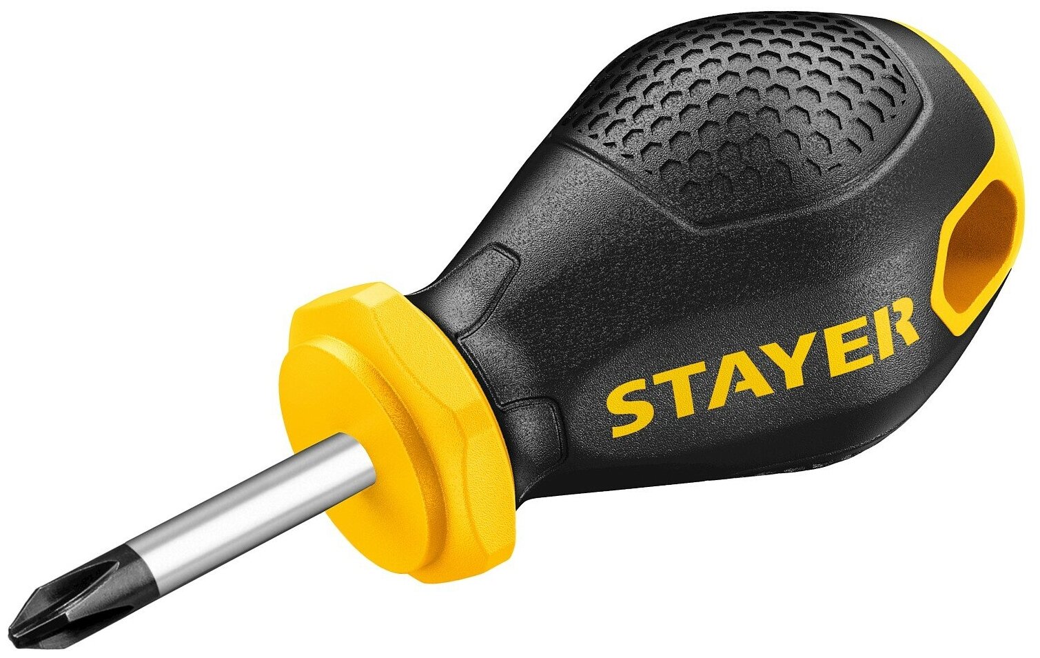 Отвертка "Stayer", двухкомпонентная рукоятка, магнитный наконечник ...