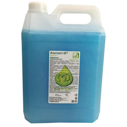 Мыло жидкое дезинфицирующее 5 л альтсепт М, увлажняющее
