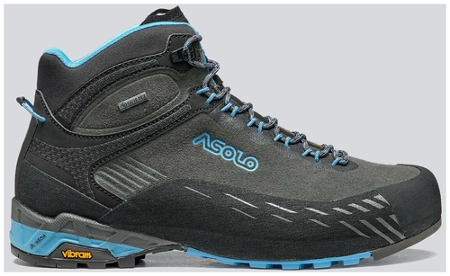 Ботинки хайкеры ASOLO, размер 4UK, серый, голубой