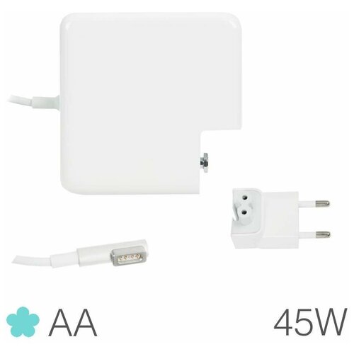 Блок питания (зарядное устройство) Apple MagSafe 45W L-образный разъем для MacBook Air 11/13, 2010 - 2011 / AA язык и речевая деятельность 2010 2011 том 10 11